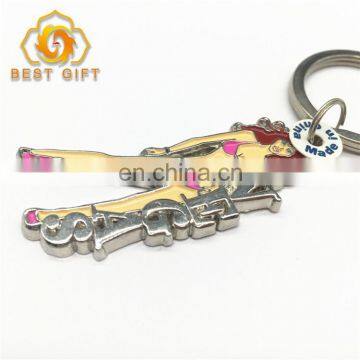 Sex Girl Plating Custom Color Zinc Alloy Keychain For Gift photo-4