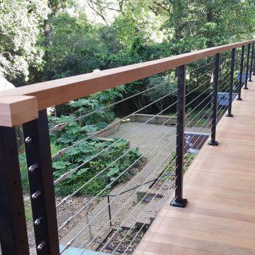 Best Selling Stainless Steel Balcony Grill Designs Stainless Steel Deck Railing photo-3