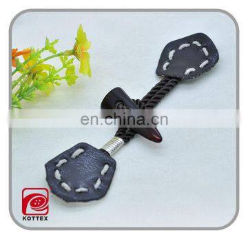 Modern Black Resin Horn Button Any Customized Design Available
