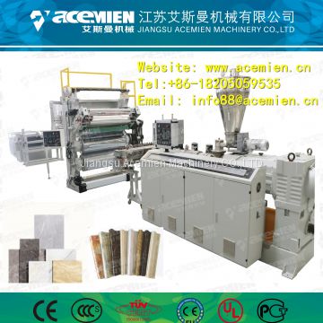 Plastic imitated marble wall panel machine/extruder