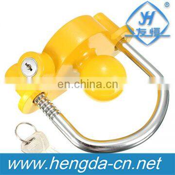 Aluminium trailer coupling lock trailer security coupler lock