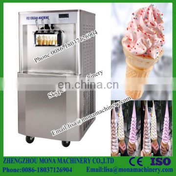 New Industrial Rainbow Self Service Soft Ice Cream Machine