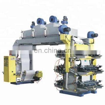 glass paper two colour 6 color flexographic printing machine food wrap paper bag flexo printing machine