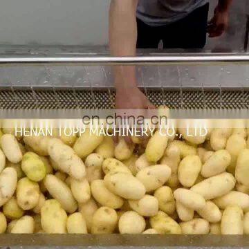 Brush Model Root Fruit Washing and Peeling Machine