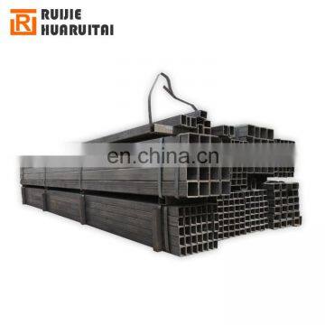 Q195 rectangular steel pipe, thin wall rectangular hollow section iron profile, steel rectangular black tube 20x10