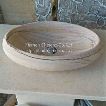 China Sandstone Wash Basins, Sandstone Bathroom Sinks, Stone Sink