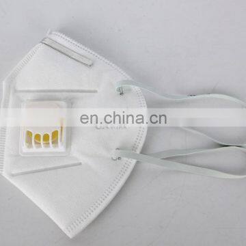 PM2.5 Half Face Respirator Disposable Non-woven Folding Anti-fog Dust Mask With Valve