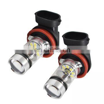 For 12-17 Toyota Tacoma 100W LED Fog Lights Bulbs H16 H11 6000K White