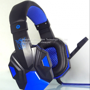 Hot Selling LED Over-ear Computer Gaming Headset Headphone With Mic For Steam Game photo-3