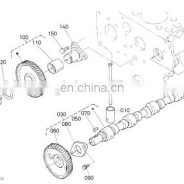 1A091-1601-0 assy camshaft V2403 camshaft assy for V2403 engine