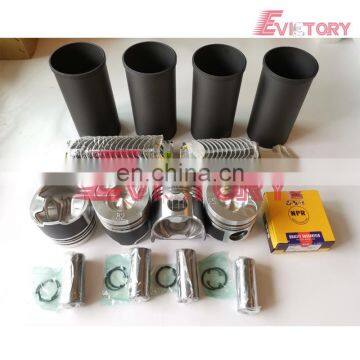 For Hino overhaul parts W04C W04CT Piston + ring cylinder liner full gasket kit crankshaft & con rod bearing