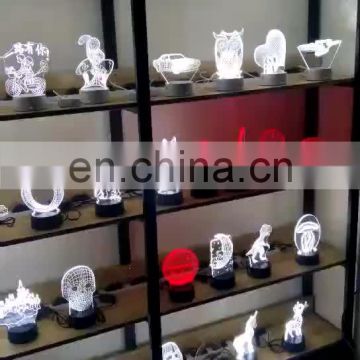 3D Night Light Acrylic Lamp for Children