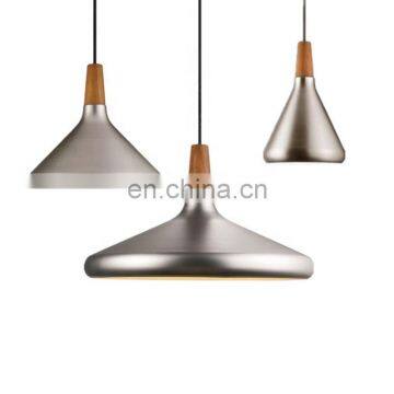 Modern Nordic Industrial Style Wood Top Aluminum Cooper Led Bar Light Sconce Pendant Lamp photo-5