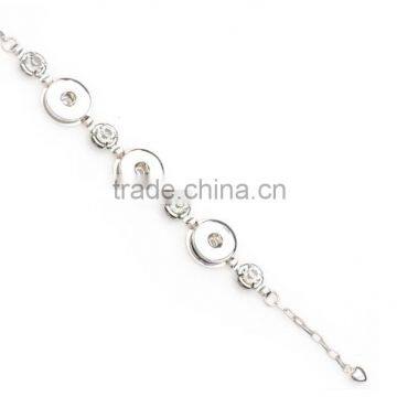 New Design Fashion Stainless Steel Bangle Snap Button Charm Bracelet From China photo-2