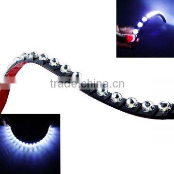 18LEDS Waterproof Car DRL Bulb Led Flexible daytime running light