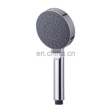 Bathroom Water Saving Handheld Chrome 1 functional Round ABS Shower Head