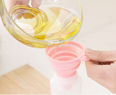 Food Grade Silicone Long Neck Folding Funnel photo-3