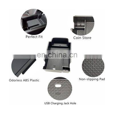 Interior Accessories Parts Silicone Armrest Rest Storage Box Center Control Console Organizer Tray For Chevrolet Blazer 19-21 photo-3