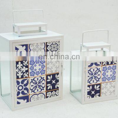 Make Designs Festival Lantern Decorative Lanterns Wedding Glass Lantern With Custom Logo