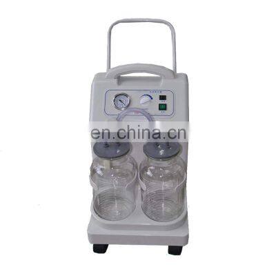 High quality electric suction apparatus medical aspirator with double bottles  for surgery