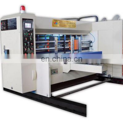 lead edge high speed carton board die cutting and creasing machine