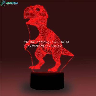 High Quality Customized Dinosaur 3D Acrylic Lamp APP Control for Kids photo-4