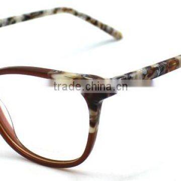 Acetate Material Glasses Frame Eyewear Manufacturer and Italy Designer and Spring Optical Frame Supplier's Choice