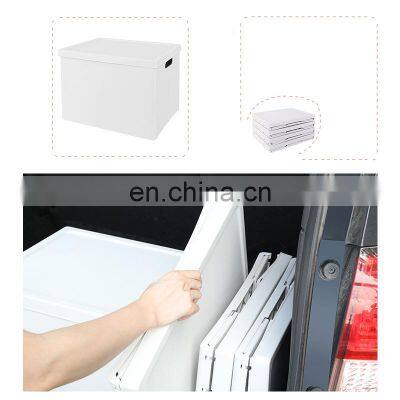Customized Box Folding Plastic Stackable Rack Container Organizer Storage Bins Lids photo-5