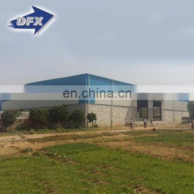 High Strength Prefabricated Metal Rolled h Section Structural Galvanized Warehouse