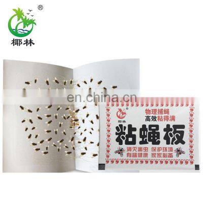 2021 Hot Sale Clean And Environment Friendly Paper Double Insect Glue Trap Sticky Paper Trap To Control Fly Trap