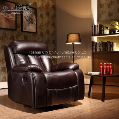 Modern single home salon luxury leather theater massage sofa set living room recliner sofa chair