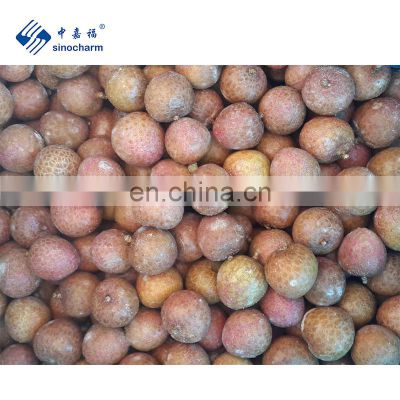 Sinocharm BRC-A Approved Fresh Sweet Juicy Organic IQF Frozen Whole Lychee