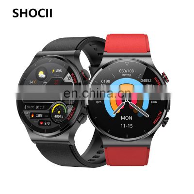 2022 E300  ECG Accurate SPO2 BP Laser Health Physiotherapy Health Physiotherapy Ecg Spo2 Heartrate Smart Watch