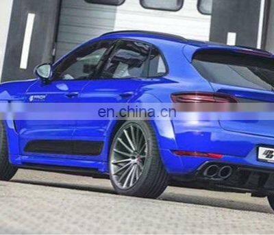 Runde PD Style For Porsche Macan Upgrade Prior Design Wide Body Kit Front Bumper Side Skirts Rear Bumper Wheel Eyebrow photo-2
