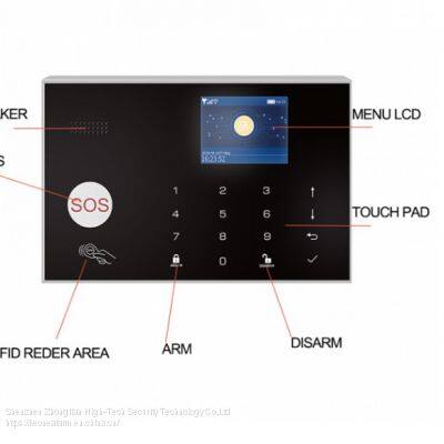 GSM Security Alarm System Anti Theft With LED Screen Smart Home System