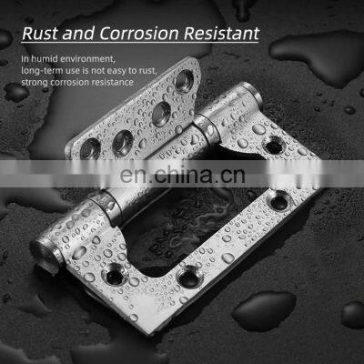 Тяжелонагруженные петли для дверей из нержавеющей стали, петли для сдвижных дверей с двумя шариковыми подшипниками, петли-бабочки для встраиваемых дверей, поворотные петли photo-5