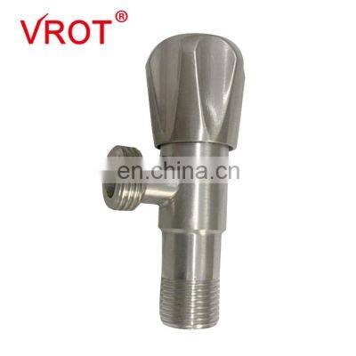 2022 New Water Distribution Valve Switch Water Stop Stainless Steel Angle Valve photo-2