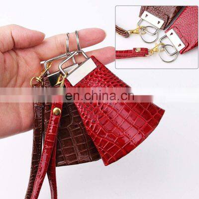 China Manufacturer Cloth Tail Clip Shape Key Fob Keychain Hardware Custom 32mm Metal Key Chain Fob Hardware photo-5