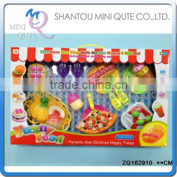 MINI QUTE Pretend Preschool Pizza Cake Cutting food fruit Vegetable kitchen play house set learning educational toy NO.ZQ162910