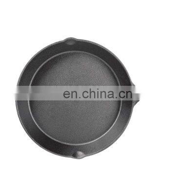 Plain Black Large Cast Iron Hot Jambalaya Pot Rice Cooker And Cook Pans Price photo-3