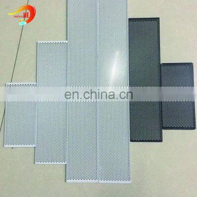 Customized white coating perforated metal mesh punching mesh