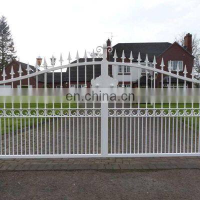 European Residential High Quality Galvanized Steel Main Gate Design photo-5