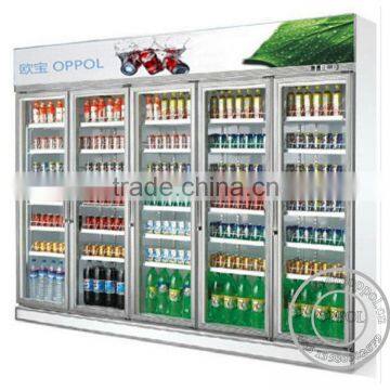 OP-A404 Large Capacity Glass Doors Supermarket Fridge                        
                                                Quality Choice