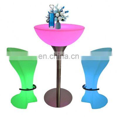 Interactive Led Table /LED Cocktail Table Multi-functional Light up for Bar and Night Club Colorful Table