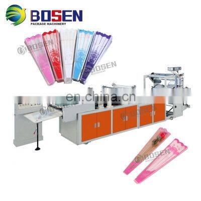 High Speed Double Layers PE Plastic Gloves Making Machine photo-4