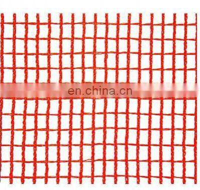 Fire Retardant Debris Net For Construction Orange Anti UV Scaffold Safety Net For Building Protect