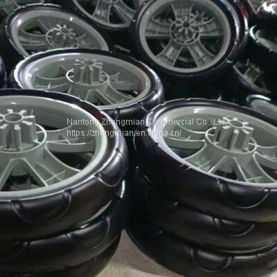 Foldable Beach BBQ Cart With Aluminum Tube PP Table and Removable Wheels photo-2