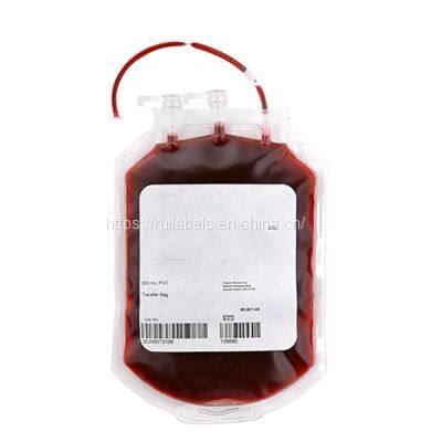 Blood Bag Labels Primary /Secondary Blood Transfer Bags Labels photo-5