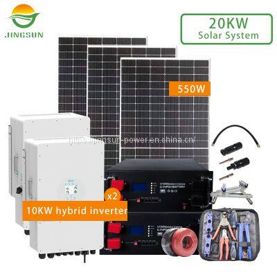 20KW Solar System 550W panels