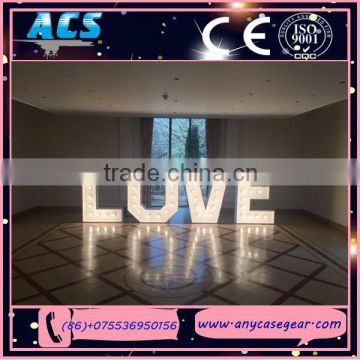 ACS chinese decorative letter , metal LED love letters